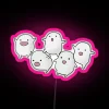 Customizable Color-Changing RGB Neon Sign with Artistic Bird Illustration Design