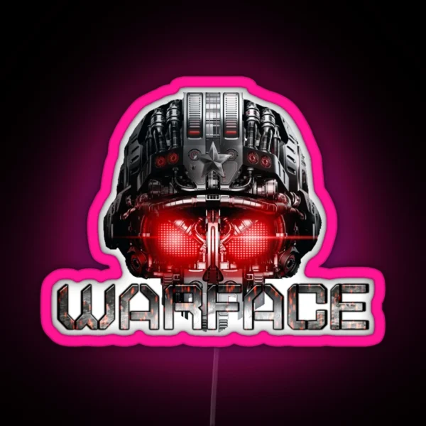 WARFACE RGB Neon Sign