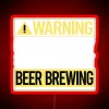 Brewing beer at home can be hazardous to health.