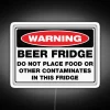Eye-catching RGB neon sign to warn of beer storage area