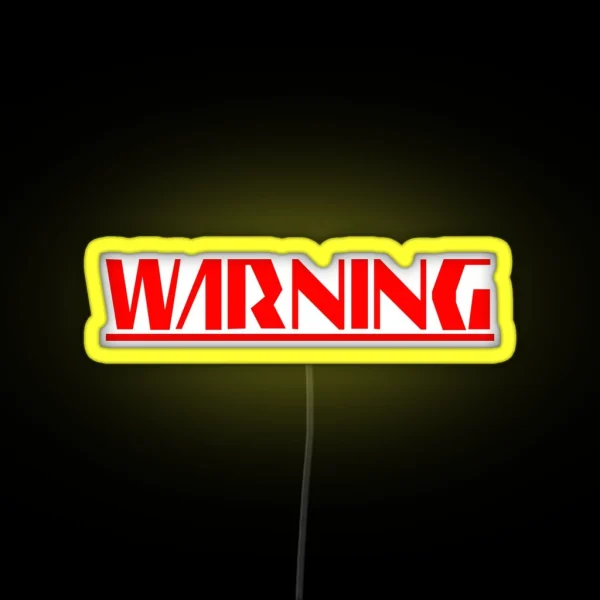 WARNING BOSS APPROACHING RGB Neon Sign