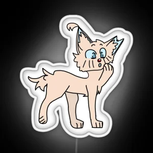 Warrior Cats Berrynose But Taken Literally RGB Neon Sign