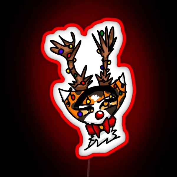 Warrior Cats Christmas Mapleshade Design RGB Neon Sign