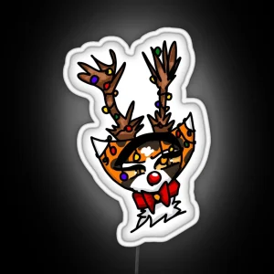 Warrior Cats Christmas Mapleshade Design RGB Neon Sign