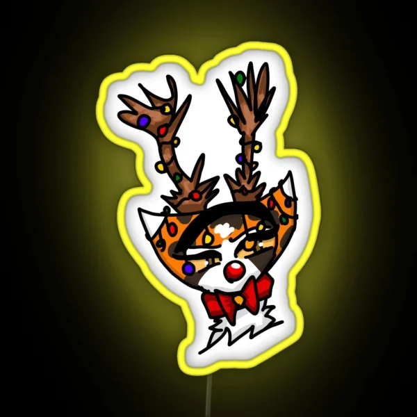 Warrior Cats Christmas Mapleshade Design RGB Neon Sign