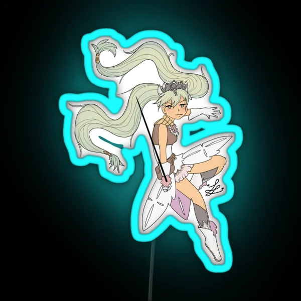 Warrior Princess RGB Neon Sign