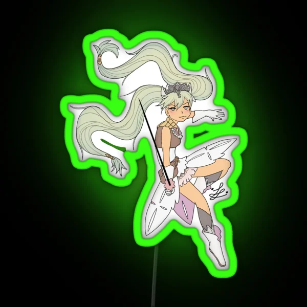 Warrior Princess RGB Neon Sign