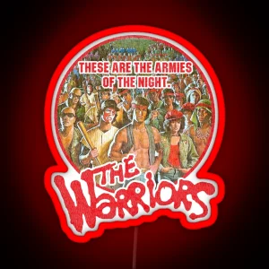 Warriors Armies Of The Night Worn RGB Neon Sign