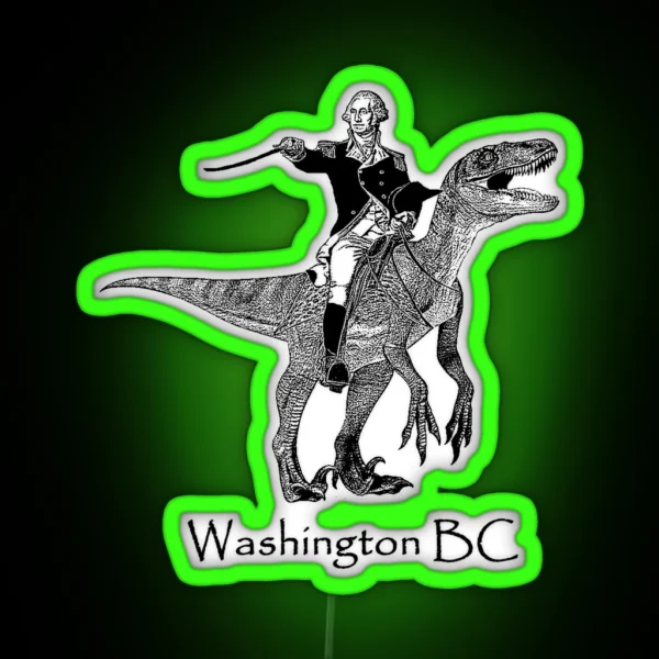 Washington BC RGB Neon Sign