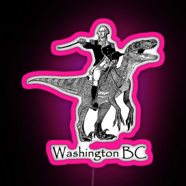 Washington BC RGB Neon Sign