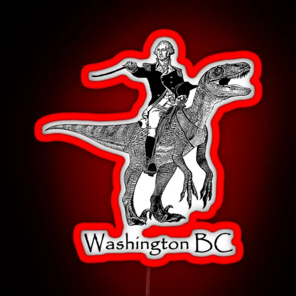 Washington BC RGB Neon Sign