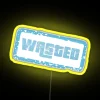 Customizable RGB neon lighted signs for outdoor advertising and events