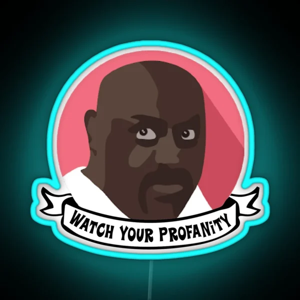 Watch Your Profanity RGB Neon Sign