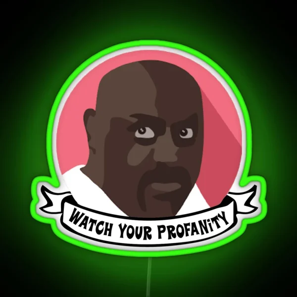 Watch Your Profanity RGB Neon Sign