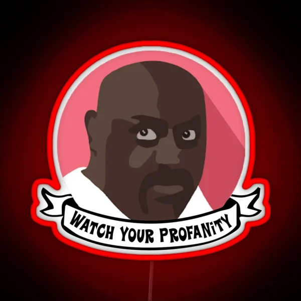Watch Your Profanity RGB Neon Sign