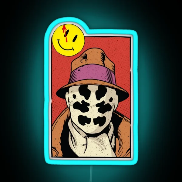 Watchmen Rorschach RGB Neon Sign