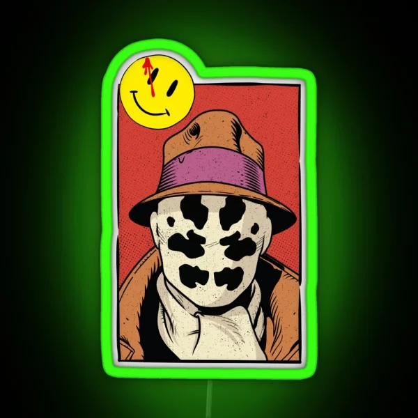 Watchmen Rorschach RGB Neon Sign
