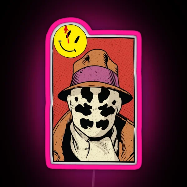 Watchmen Rorschach RGB Neon Sign