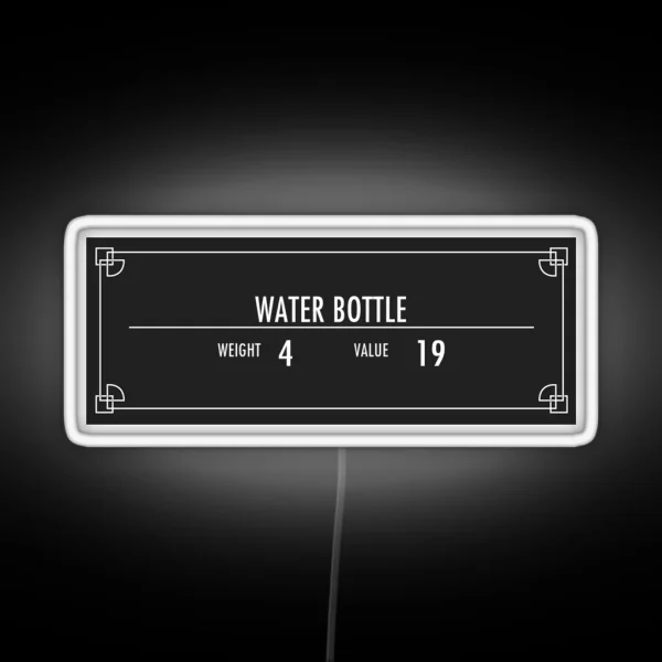 Water Bottle Of Magnus RGB Neon Sign