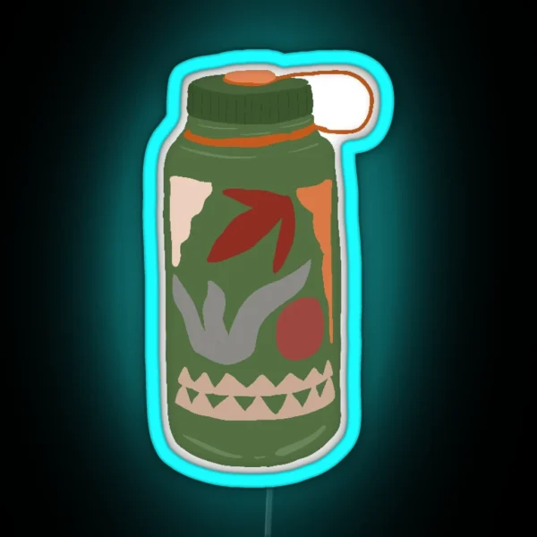 Water Bottle RGB Neon Sign