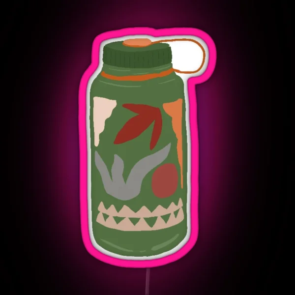 Water Bottle RGB Neon Sign