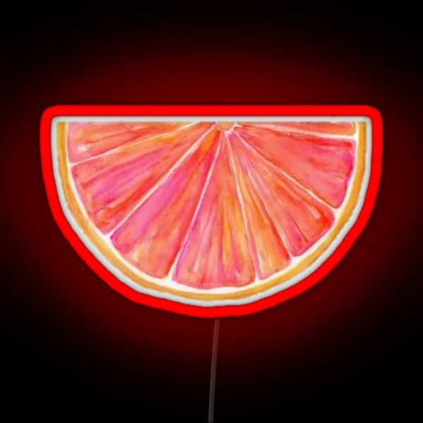 Watercolor Citrus RGB Neon Sign