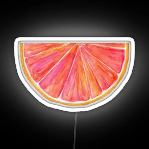 Watercolor Citrus RGB Neon Sign