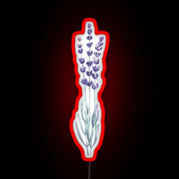 Watercolor Lavender RGB Neon Sign