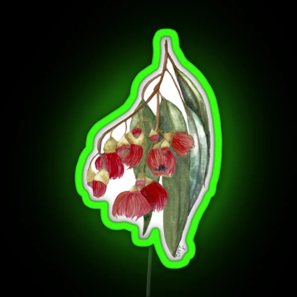 Watercolour Gum Tree RGB Neon Sign