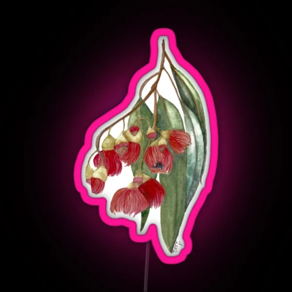 Watercolour Gum Tree RGB Neon Sign