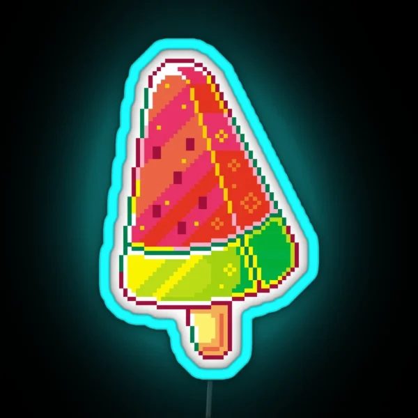 Watermelon Lolly RGB Neon Sign