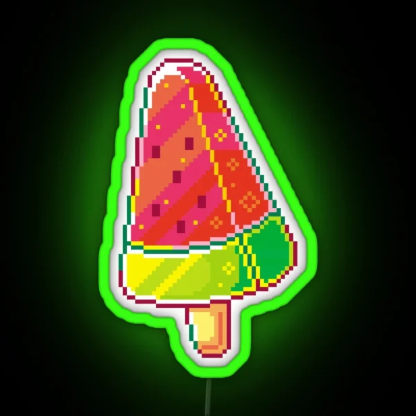 Watermelon Lolly RGB Neon Sign