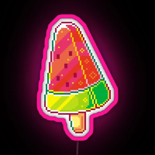 Watermelon Lolly RGB Neon Sign