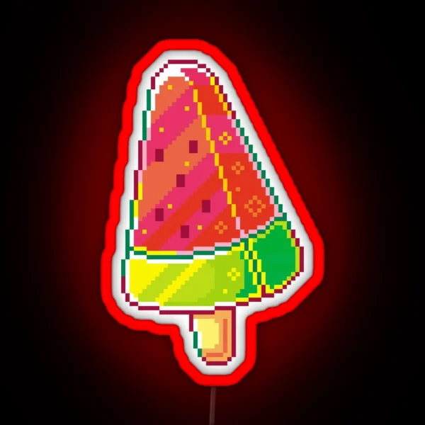 Watermelon Lolly RGB Neon Sign