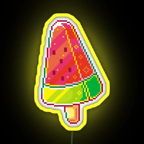 Watermelon Lolly RGB Neon Sign