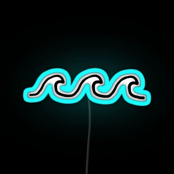 Waves RGB Neon Sign