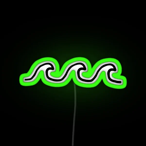 Waves RGB Neon Sign