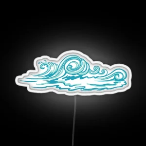 Waves RGB Neon Sign