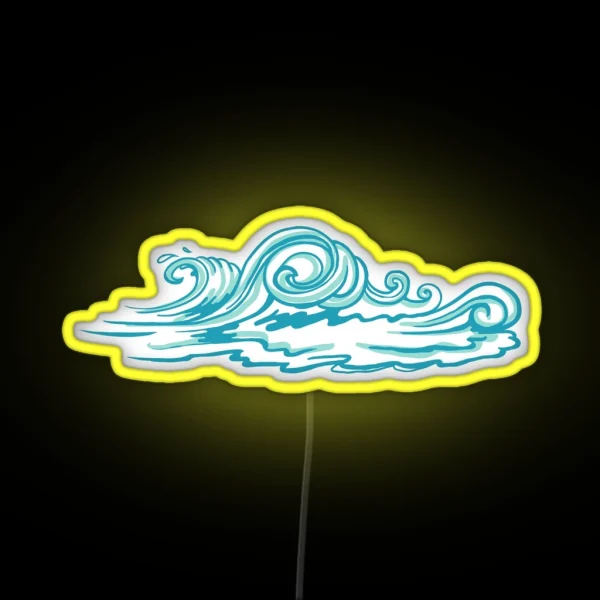 Waves RGB Neon Sign