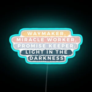 Waymaker RGB Neon Sign