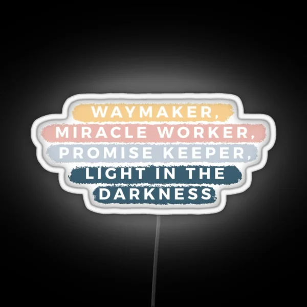 Waymaker RGB Neon Sign