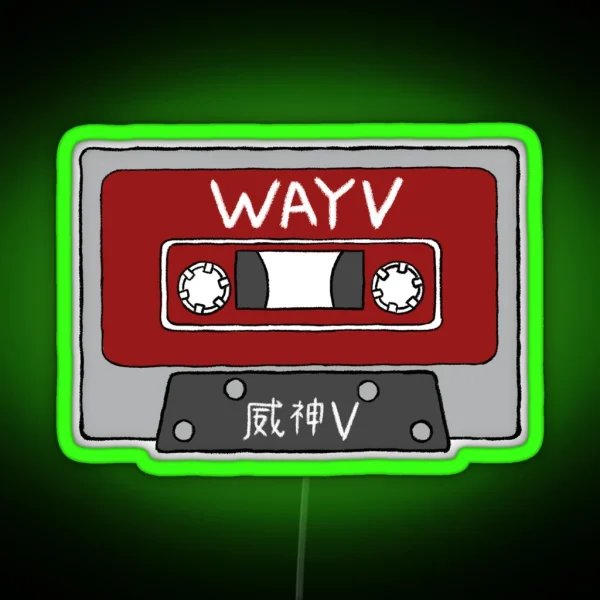 WAYV CASSETTE RGB Neon Sign