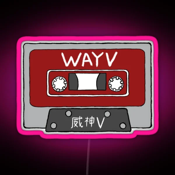 WAYV CASSETTE RGB Neon Sign