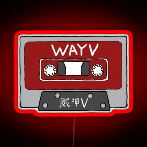 WAYV CASSETTE RGB Neon Sign