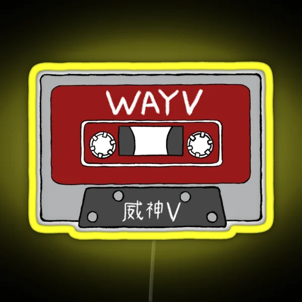 WAYV CASSETTE RGB Neon Sign