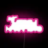 Neon Sign Featuring Satoshi Nakamoto's Quote in Vibrant RGB Colors