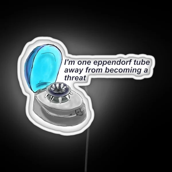 We Are All Desk Top Centrifuges RGB Neon Sign