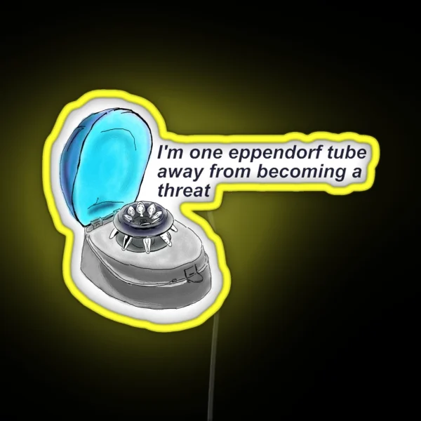 We Are All Desk Top Centrifuges RGB Neon Sign