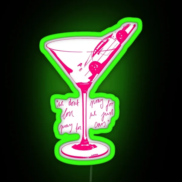 We Don T Pray For Love The Weeknd RGB Neon Sign