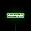 Neon Sign with The Weeknd Starboy Logo and Colorful RGB Accents